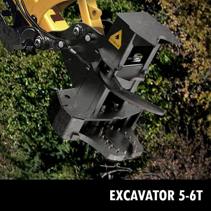HPX8 Tree Shear | 8″ Cut Tree shear models for 5–6 ton excavators