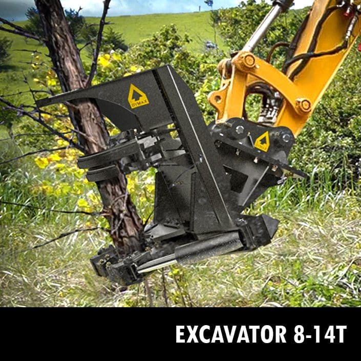 Tree shear models for 8–14 ton excavators
